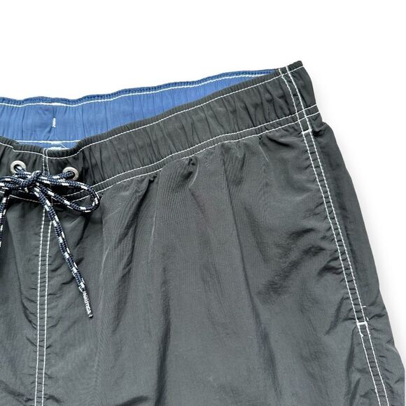 🔃Nautica Men’s Black Board Shorts Swim Trunks - Picture 3 of 9